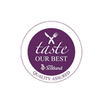 Recognised member of the Taste Our Best Visit Scotland Quality Assured association